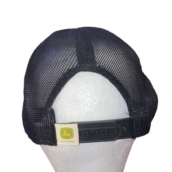 John Deere Farm Fresh Pig Black Pink Hat Mesh Trucker RARE USED Embroidered HTF - Picture 3 of 10